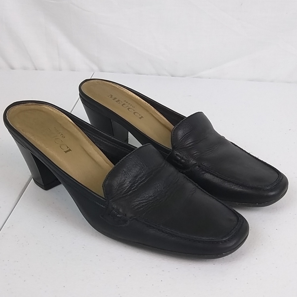 Sesto Meucci Women's Mules Shoes Sz 7M Black